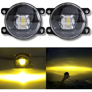 Eurowagens Front Fog Light Set Led For Citroen C4 04-10 Yellow Lamps Pair Eurowagens Front Fog Light Set Led For Citroen C4 04-10 Yellow Lamps Pair