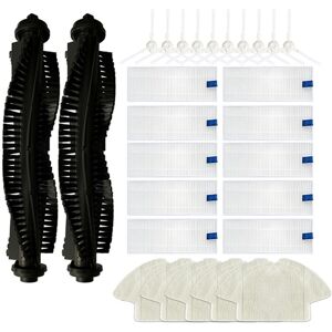 Sodial 3x(For 360 S6 Robot Vacuum Cleaner Washable Hepa Main Brush Side Brushes8881 Sodial 3x(For 360 S6 Robot Vacuum Cleaner Washable Hepa Main Brush Side Brushes8881