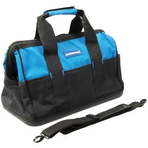 Silverline Tool Bag / 400mm X 200mm X 300mm Black/sky To982 Silverline Tool Bag / 400mm X 200mm X 300mm Black/sky To982