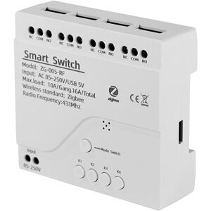 Sodial 2x(Rf433 Home Automation Diy Breaker Relay Voice Control White 1 Pcs R3s1) Sodial 2x(Rf433 Home Automation Diy Breaker Relay Voice Control White 1 Pcs R3s1)