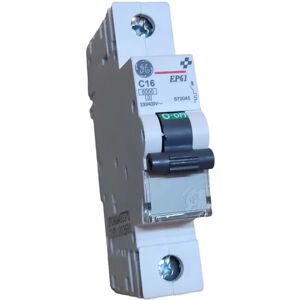 Ge Power 672045 Ep61c16 Circuit Breaker Magnetic Thermal 1p 16a 6ka C Ge Power 672045 Ep61c16 Circuit Breaker Magnetic Thermal 1p 16a 6ka C