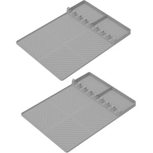 Sodial 5x(Gray Oven Tools, Silicone Pads, Dust-Proof Cleaning Pads, Barbecue Pans1645 Sodial 5x(Gray Oven Tools, Silicone Pads, Dust-Proof Cleaning Pads, Barbecue Pans1645