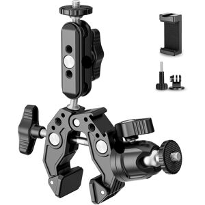 Neewer St85d Super Clamp W/ Ballhead Arm - Fits Gopro/dji/iphone 15 Neewer St85d Super Clamp W/ Ballhead Arm - Fits Gopro/dji/iphone 15