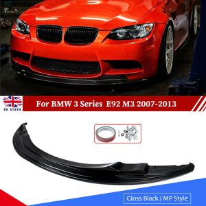 Fits Bmw 3 Series E92 M3 2007-2013 M Performance Style Front Bumper Splitter Lip Fits Bmw 3 Series E92 M3 2007-2013 M Performance Style Front Bumper Splitter Lip