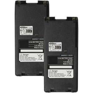 Vhbw 2x Battery For Icom Ic-F31gs Ic-F31gt Ic-F40gs Ic-F3gs Ic-F3gt Ic-F3g 2000mah Vhbw 2x Battery For Icom Ic-F31gs Ic-F31gt Ic-F40gs Ic-F3gs Ic-F3gt Ic-F3g 2000mah