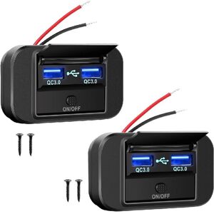 Sodial 4x(2pcs 12v Rv Usb Outlet 12v 24v Car Panel With E2n7)4555 Sodial 4x(2pcs 12v Rv Usb Outlet 12v 24v Car Panel With E2n7)4555