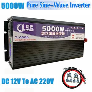 5000w Pure Sine Wave Power Inverter Dc 12v To Ac 220v Car Caravan Converter 5000w Pure Sine Wave Power Inverter Dc 12v To Ac 220v Car Caravan Converter