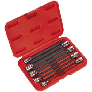 Thatcable 9pc Trx Star Socket Bit Set 3/8" Square Drive - T10 To T50 - 150mm Long Shaft Thatcable 9pc Trx Star Socket Bit Set 3/8" Square Drive - T10 To T50 - 150mm Long Shaft