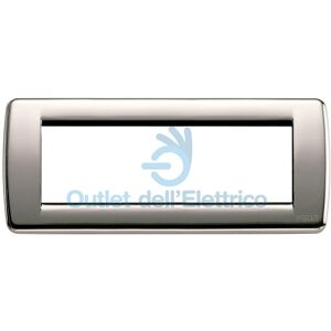 Vimar Spa Vimar Idea Plaque Rondò 6 Modules Chrome Black 16756.31 Vimar Spa Vimar Idea Plaque Rondò 6 Modules Chrome Black 16756.31