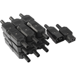 Does Not Apply Sourcingmap 10pair Ac250v 10a Iec C14 Male C13 Female, 3 Pins Terminals Inline A Does Not Apply Sourcingmap 10pair Ac250v 10a Iec C14 Male C13 Female, 3 Pins Terminals Inline A