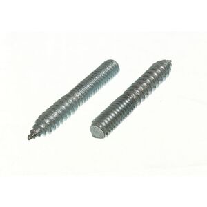 Onestopdiy New 100 X Dowel Screws Double Ended Wood To Metal 6mm X 50mm Bzp Steel - Onestop Onestopdiy New 100 X Dowel Screws Double Ended Wood To Metal 6mm X 50mm Bzp Steel - Onestop