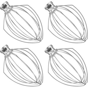 4x Wire Whip For Stand Mixer 5qt Lift And 6qt, Whisk Attachment, Stainless6260 4x Wire Whip For Stand Mixer 5qt Lift And 6qt, Whisk Attachment, Stainless6260