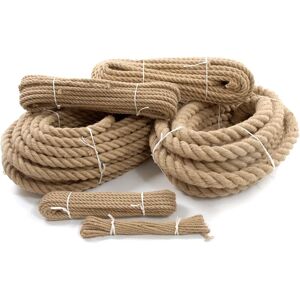 Soladirect 40 Mm Jute Rope, 5 Metres / 16 Ft Long Strong Natural Hessian Cord Crafts Diy Soladirect 40 Mm Jute Rope, 5 Metres / 16 Ft Long Strong Natural Hessian Cord Crafts Diy