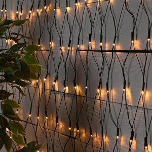 Festive Lights 3.5m Outdoor Indoor Plug-In Led Net Mesh Curtain Waterproof Fairy Light Warm Festive Lights 3.5m Outdoor Indoor Plug-In Led Net Mesh Curtain Waterproof Fairy Light Warm