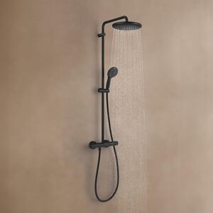 Grohe Quickfix Black Vitalio Start System 250 Shower System With Therm 266772431 Grohe Quickfix Black Vitalio Start System 250 Shower System With Therm 266772431