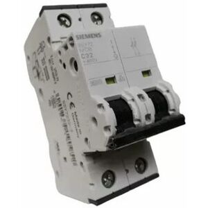 Siemens 5SY72327 - Circuit Breaker 32A, 15kA, 2P, C curve - 70mm Siemens 5SY72327 - Circuit Breaker 32A, 15kA, 2P, C curve - 70mm