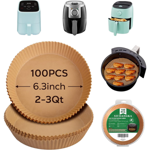 Does Not Apply Mini Air Fryer Liners For 2qt Air Fryer, 100 Pcs Non-Stick Air Fryer Parchment P Does Not Apply Mini Air Fryer Liners For 2qt Air Fryer, 100 Pcs Non-Stick Air Fryer Parchment P