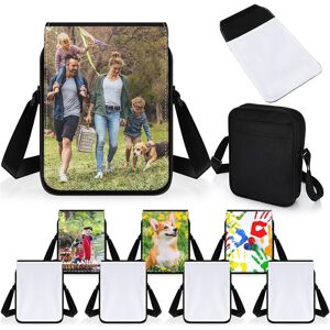Sodial 2x(2 Pcs Sublimation Bags Sublimation Crossbody Bag Blanks Sublimation4044 Sodial 2x(2 Pcs Sublimation Bags Sublimation Crossbody Bag Blanks Sublimation4044