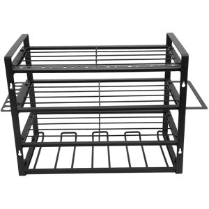 Power Tool Organizer Wall Mount 4 Layer Garage Drill Storage Heavy Duty Metal Fi Power Tool Organizer Wall Mount 4 Layer Garage Drill Storage Heavy Duty Metal Fi