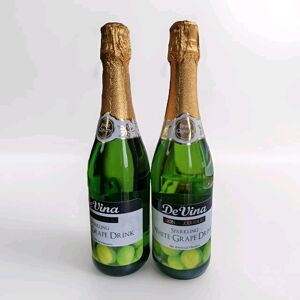 2 X Devina Non Alcoholic Sparkling White Grape Wine Drink 750ml ( 2 Bottles) 2 X Devina Non Alcoholic Sparkling White Grape Wine Drink 750ml ( 2 Bottles)