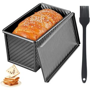 Sodial 2x(Bread Pan With Lid Pullman Loaf Pan G3l8)2576 Sodial 2x(Bread Pan With Lid Pullman Loaf Pan G3l8)2576