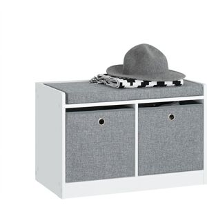 Clearance Sobuy 3 Baskets Storage Bench, Shoe Bench &seat Cushion,Fsr65-K-Dg,Uk Clearance Sobuy 3 Baskets Storage Bench, Shoe Bench &seat Cushion,Fsr65-K-Dg,Uk