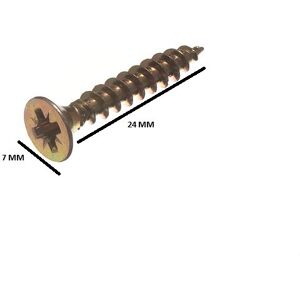 Onestopdiy Yellow Pozidriv Wood Screws - 4 X 25 Mm - Pack of 2400 Onestopdiy Yellow Pozidriv Wood Screws - 4 X 25 Mm - Pack of 2400