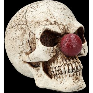 Skull Figurine - Clown With Red Nose - Halloween Decor Gothic Present - H12 Cm Skull Figurine - Clown With Red Nose - Halloween Decor Gothic Present - H12 Cm