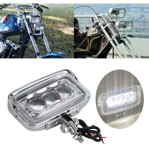 Papandacycle Chrome Shell Led Headlight For Harley Bobber Chopper Cafe Racer Honda Suzuki Papandacycle Chrome Shell Led Headlight For Harley Bobber Chopper Cafe Racer Honda Suzuki