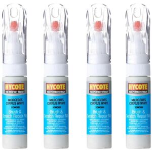Hycote Colour Touch Up Brush Paint Xcmc606 Mercedes Cirrus White 12.5ml X4 Hycote Colour Touch Up Brush Paint Xcmc606 Mercedes Cirrus White 12.5ml X4
