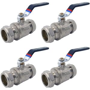 Altecnic 4 X Ball Valve 28mm Full Bore Black Lever Compression (Pack Of Four) Altecnic 4 X Ball Valve 28mm Full Bore Black Lever Compression (Pack Of Four)