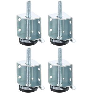 Sourcingmap Furniture Leveling Feet, 4 Pairs - 1\" Adjustable Height Furniture Feet Levelers Sourcingmap Furniture Leveling Feet, 4 Pairs - 1\" Adjustable Height Furniture Feet Levelers