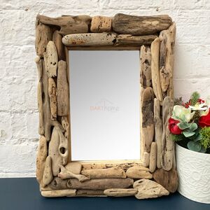 Darthome Ltd Rectangle Driftwood Mirror Vintage Rustic Natural Frame Bathroom Wall Decor Gift Darthome Ltd Rectangle Driftwood Mirror Vintage Rustic Natural Frame Bathroom Wall Decor Gift