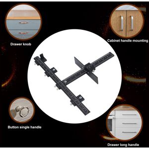 Cabinet Hardware Handle Jig Aluminum Alloy Door Template Tool Woodworking D Cabinet Hardware Handle Jig Aluminum Alloy Door Template Tool Woodworking D