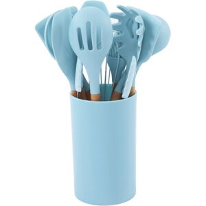 12pcs/set Kitchen Utensil Set Non Stick Cooking Utensils Wooden Handle Silicone 12pcs/set Kitchen Utensil Set Non Stick Cooking Utensils Wooden Handle Silicone