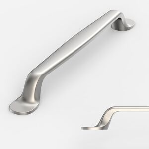 10 Pack Brushed Satin Nickel Retro Cabinet Pulls 6.3 Inch(160mm) Hole Centers Ki 10 Pack Brushed Satin Nickel Retro Cabinet Pulls 6.3 Inch(160mm) Hole Centers Ki