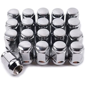 Sodial 3x(20pcs 14x1.5 Lug Nuts - 19mm Lug 1.38 Inch Tall 3/4 Inch Hex Chrome Lug7101 Sodial 3x(20pcs 14x1.5 Lug Nuts - 19mm Lug 1.38 Inch Tall 3/4 Inch Hex Chrome Lug7101