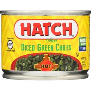Hatch Green Chili Diced - Hot - 4 Oz - Pack of 24 Hatch Green Chili Diced - Hot - 4 Oz - Pack of 24