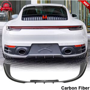 Carmotoring For Porsche 911 992 Carrera 4 S 4s 19+ Dry Carbon Fiber Rear Bumper Lip Diffuser Carmotoring For Porsche 911 992 Carrera 4 S 4s 19+ Dry Carbon Fiber Rear Bumper Lip Diffuser