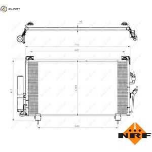 Nrf Condenser Air Conditioning 35755 For Mitsubishi Outlander/suv Airtrek 2.4l 4cyl Nrf Condenser Air Conditioning 35755 For Mitsubishi Outlander/suv Airtrek 2.4l 4cyl