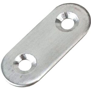 Onestopdiy 100 Corner Brace - Stainless Steel - Oval End - 40x17x3mm Onestopdiy 100 Corner Brace - Stainless Steel - Oval End - 40x17x3mm