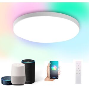 dohome Dohome Smart Led Ceiling Light Wifi Ceiling Light 24w 1920lm Rgb 2700k - 6500k dohome Dohome Smart Led Ceiling Light Wifi Ceiling Light 24w 1920lm Rgb 2700k - 6500k