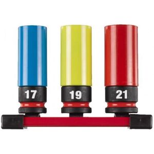 Hikoki 3-Piece Wheel Lug Nut Socket Set - Hand Tools Hikoki 3-Piece Wheel Lug Nut Socket Set - Hand Tools