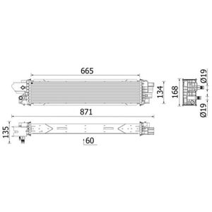 Mahle Ci664000p Charge Air Cooler Brazed Cooling Fins Fits Renault Trafic Mahle Ci664000p Charge Air Cooler Brazed Cooling Fins Fits Renault Trafic