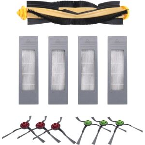 Sodial 4x(Accessories For N8 T8 1 Main Brush 4 Filters 6 Side Brushes For2933 Sodial 4x(Accessories For N8 T8 1 Main Brush 4 Filters 6 Side Brushes For2933