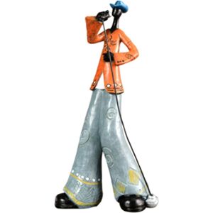 Sodial 2x(Jazz Band Player Figurines Vintage Musician Figure Resin Statues Desktop3418 Sodial 2x(Jazz Band Player Figurines Vintage Musician Figure Resin Statues Desktop3418