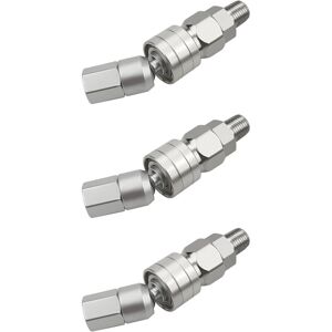 Sodial 3x Airless Straight Hose Swivel Connector Universal 360 Joint Fittings Air8260 Sodial 3x Airless Straight Hose Swivel Connector Universal 360 Joint Fittings Air8260