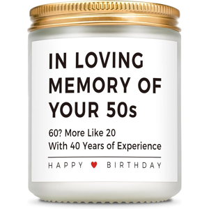 Does Not Apply Funny 60th Birthday Gifts Women Men - Handmade Lavender Candle - 60 Year Old Bir Does Not Apply Funny 60th Birthday Gifts Women Men - Handmade Lavender Candle - 60 Year Old Bir