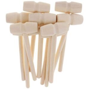 Sodial 4x(30pcs Wooden Hammer For Lobster Crab And Other Shellfish,Solid Wood 4727 Sodial 4x(30pcs Wooden Hammer For Lobster Crab And Other Shellfish,Solid Wood 4727