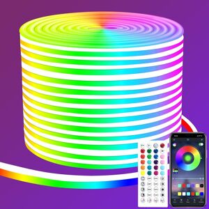 Segrass Led Neon Lights Strip - 15m App & Remote Controlled Rgb Ip65 Waterproof Segrass Led Neon Lights Strip - 15m App & Remote Controlled Rgb Ip65 Waterproof
